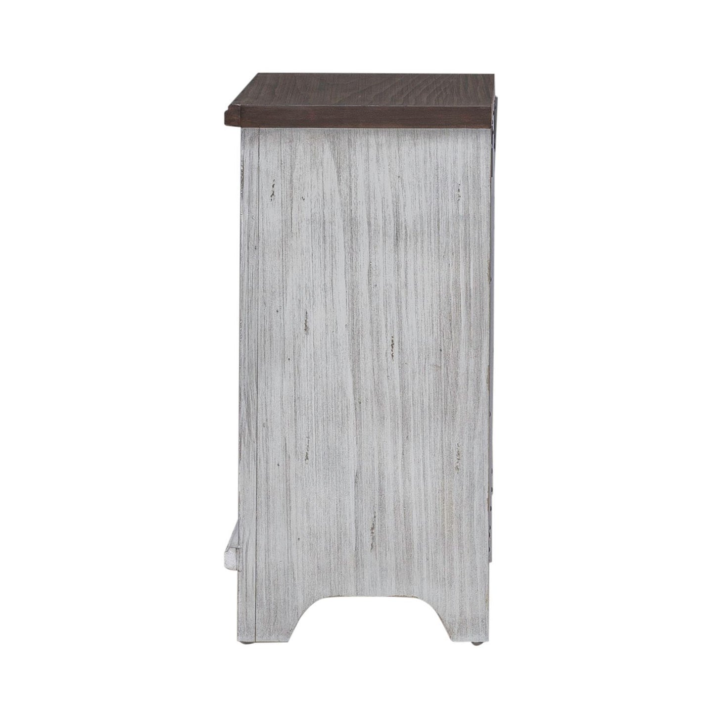 River Place - Left Pier Base - White - Hornell Furniture Outlet