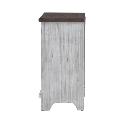 River Place - Left Pier Base - White - Hornell Furniture Outlet