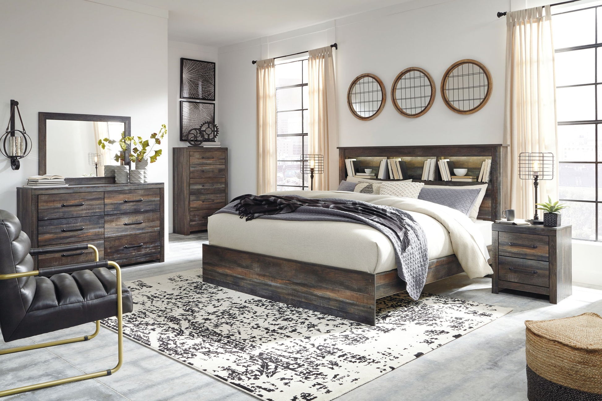Drystan - Panel Bookcase Bed - Hornell Furniture Outlet