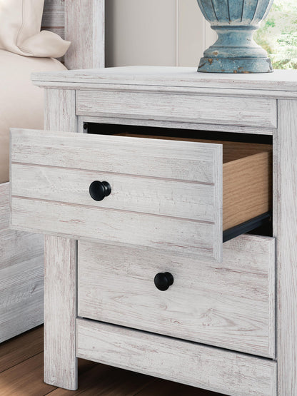 Makidern - Two Drawer Night Stand - Hornell Furniture Outlet