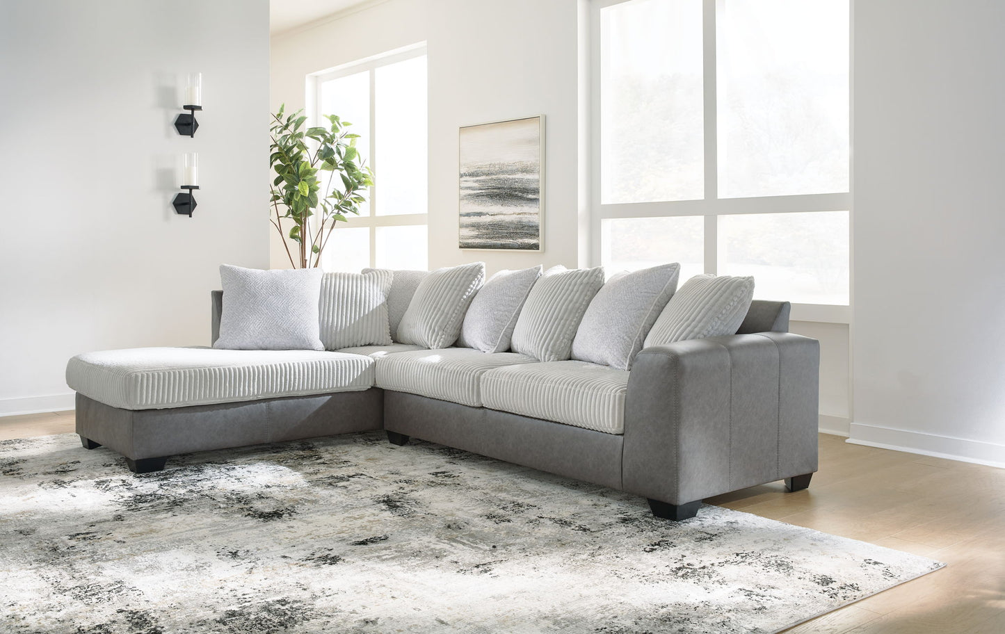 Clairette Court - Sectional - Hornell Furniture Outlet