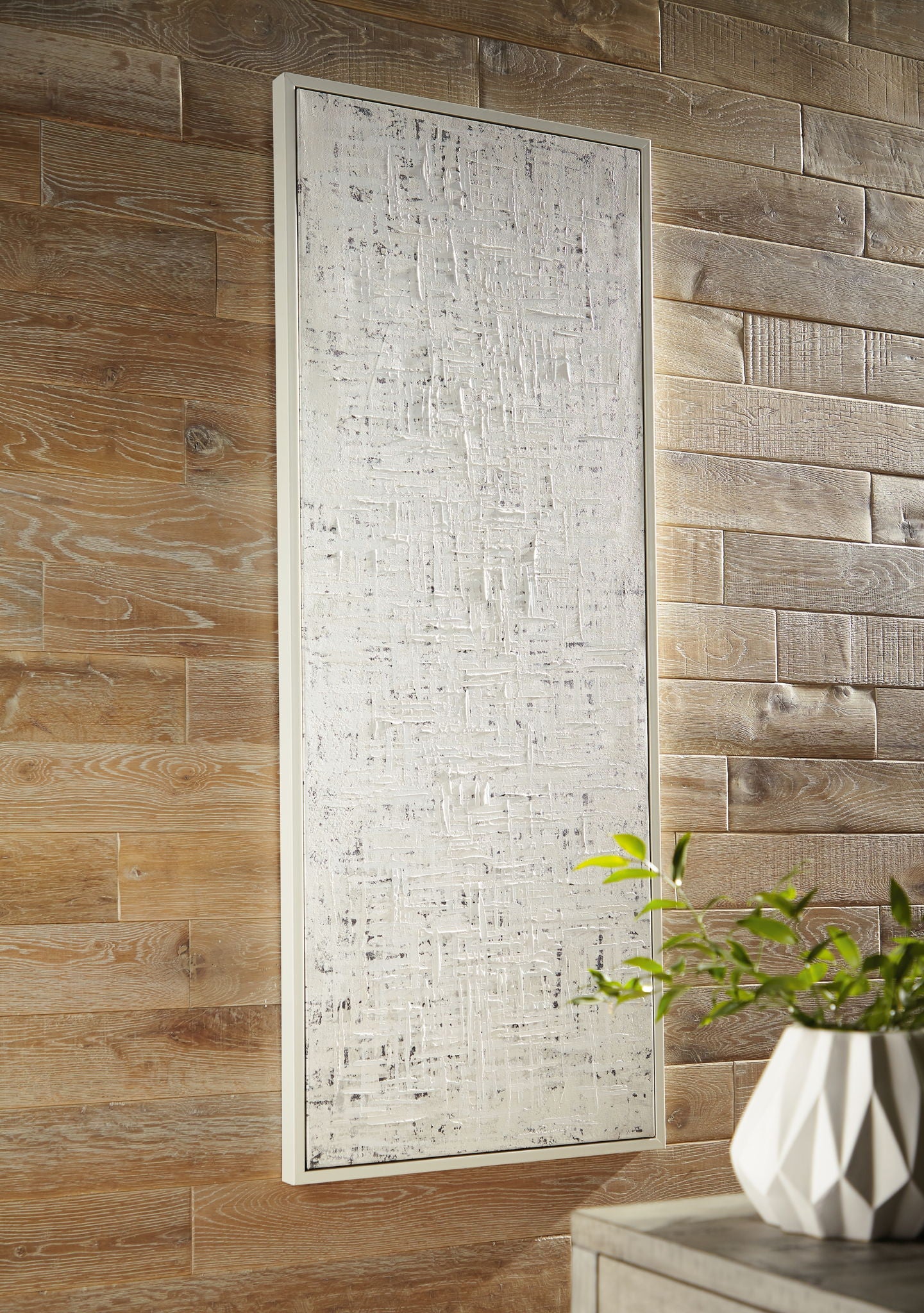 Daxonport - Gray / Taupe - Wall Art - Hornell Furniture Outlet