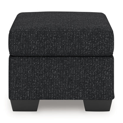 Jasmine Peaks - Coal - Ottoman - Hornell Furniture Outlet