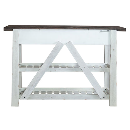 Farmhouse - Server - White - Hornell Furniture Outlet