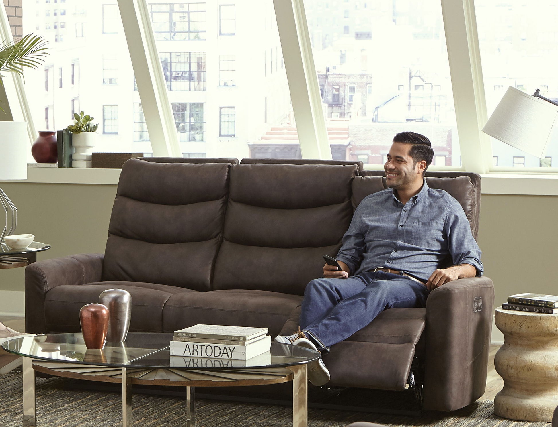 Gill - Reclining Sofa - Hornell Furniture Outlet