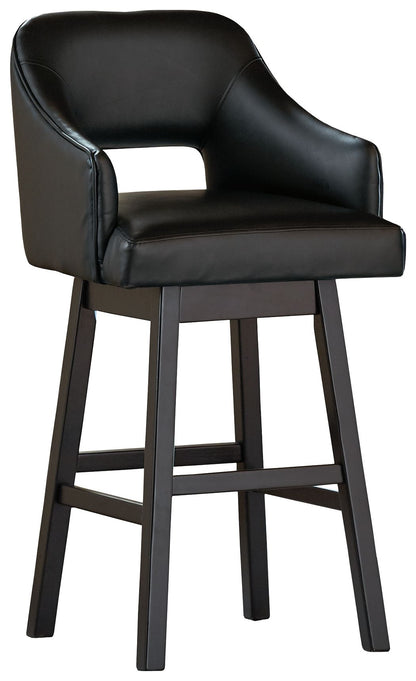 Tallenger - Upholstered Swivel Barstool (Set of 2) - Hornell Furniture Outlet
