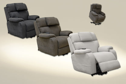 Snoozer - Power Lift Power Headrest Lay Flat Recliner With CR3 Heat / Massage / Zero Gravity - Hornell Furniture Outlet