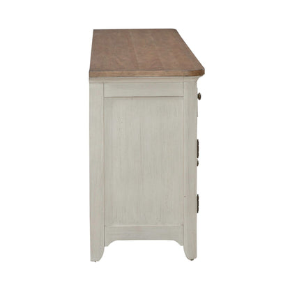 Fireplace TV Consoles - 652 80" Console With Fire FT - White - Hornell Furniture Outlet