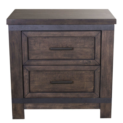Thornwood Hills - Nightstand - Dark Brown - Hornell Furniture Outlet