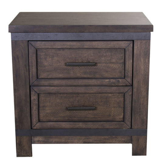 Thornwood Hills - Nightstand - Dark Brown - Hornell Furniture Outlet