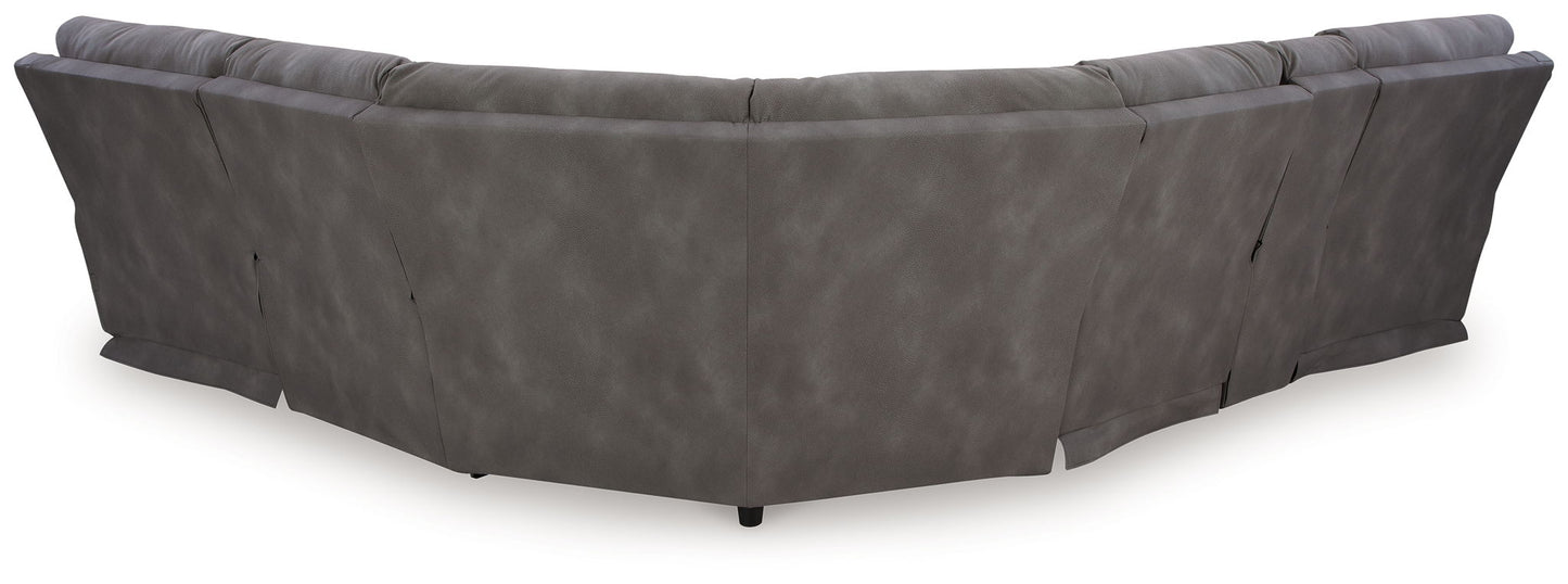 Next - gen Durapella - Power Reclinering Sectional Set - Hornell Furniture Outlet
