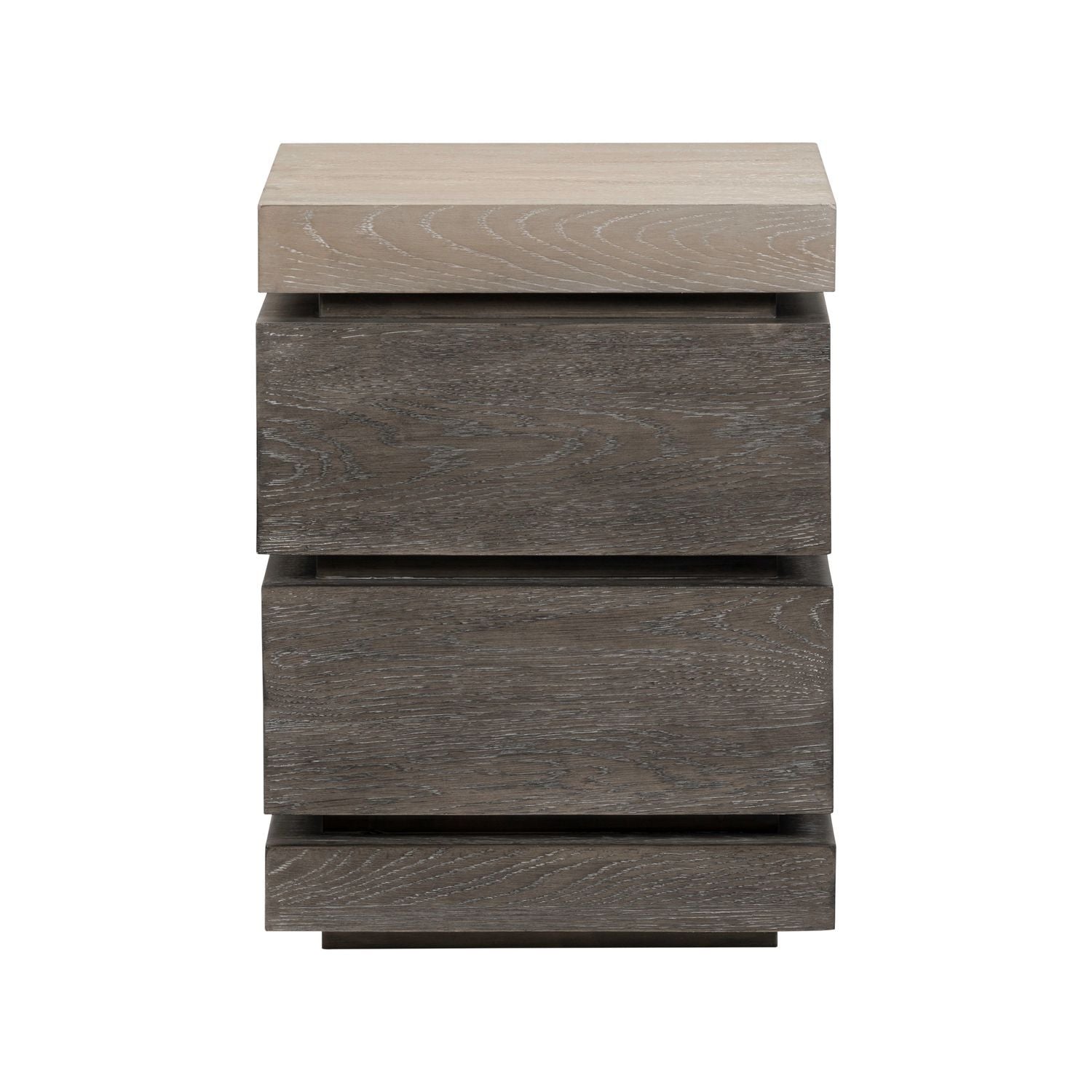 Piedmont - Chairside Table - Charcoal / Ash - Hornell Furniture Outlet