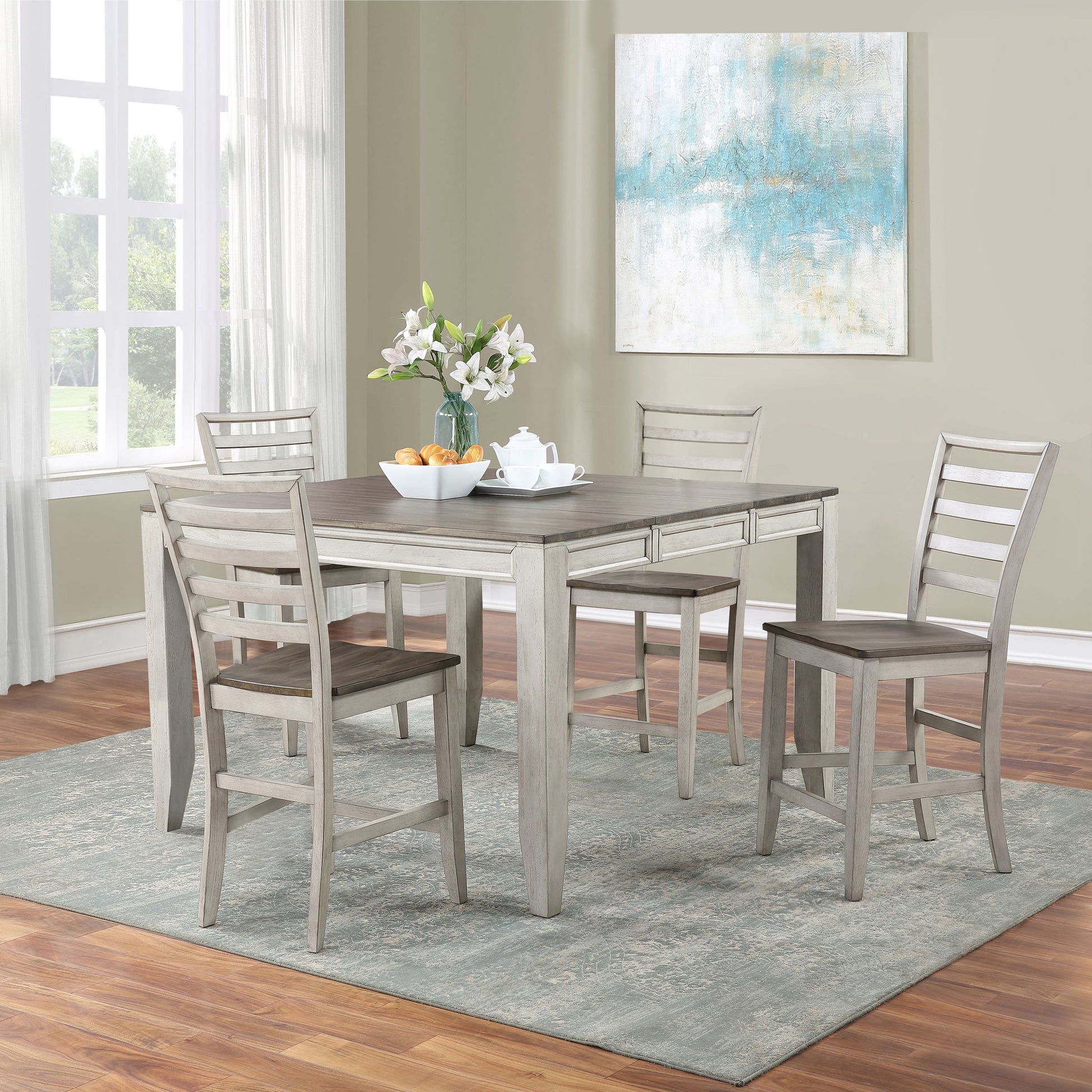 Abacus - Counter Dining Set - Hornell Furniture Outlet