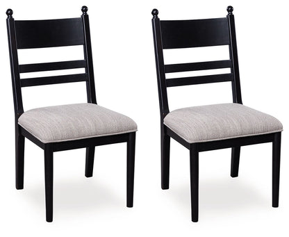 Greddinton - Dining Upholstered Side Chair (Set of 2) - Hornell Furniture Outlet