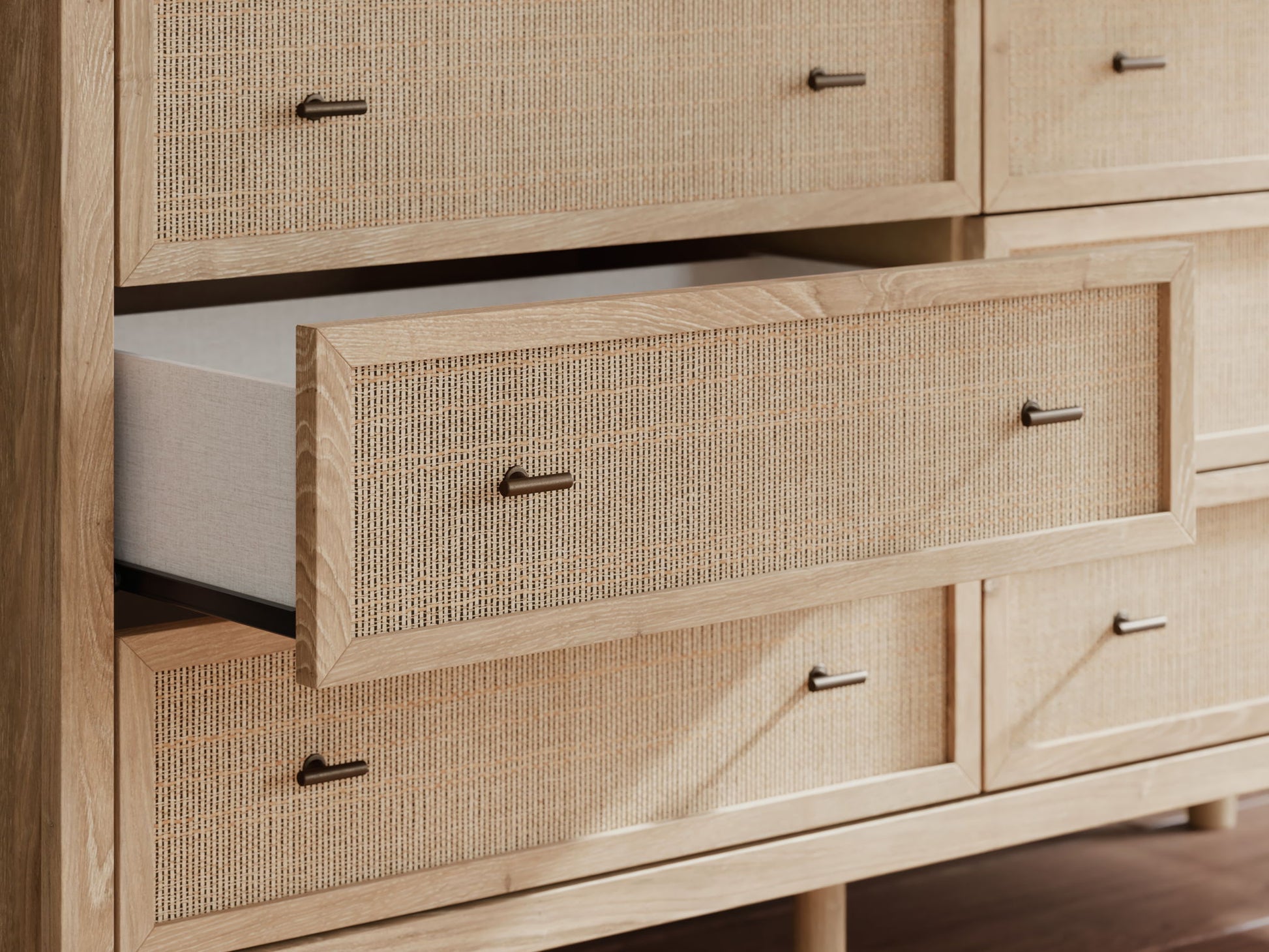 Cielden - Two - Tone - Six Drawer Dresser - Hornell Furniture Outlet