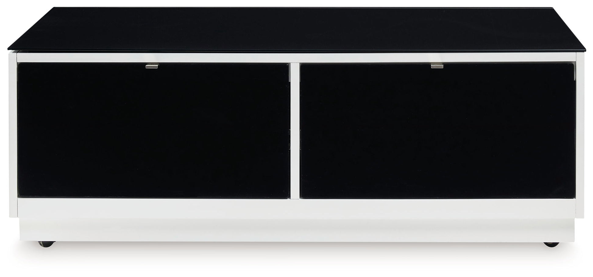 Gardoni - White / Black - Rectangular Cocktail Table - Hornell Furniture Outlet