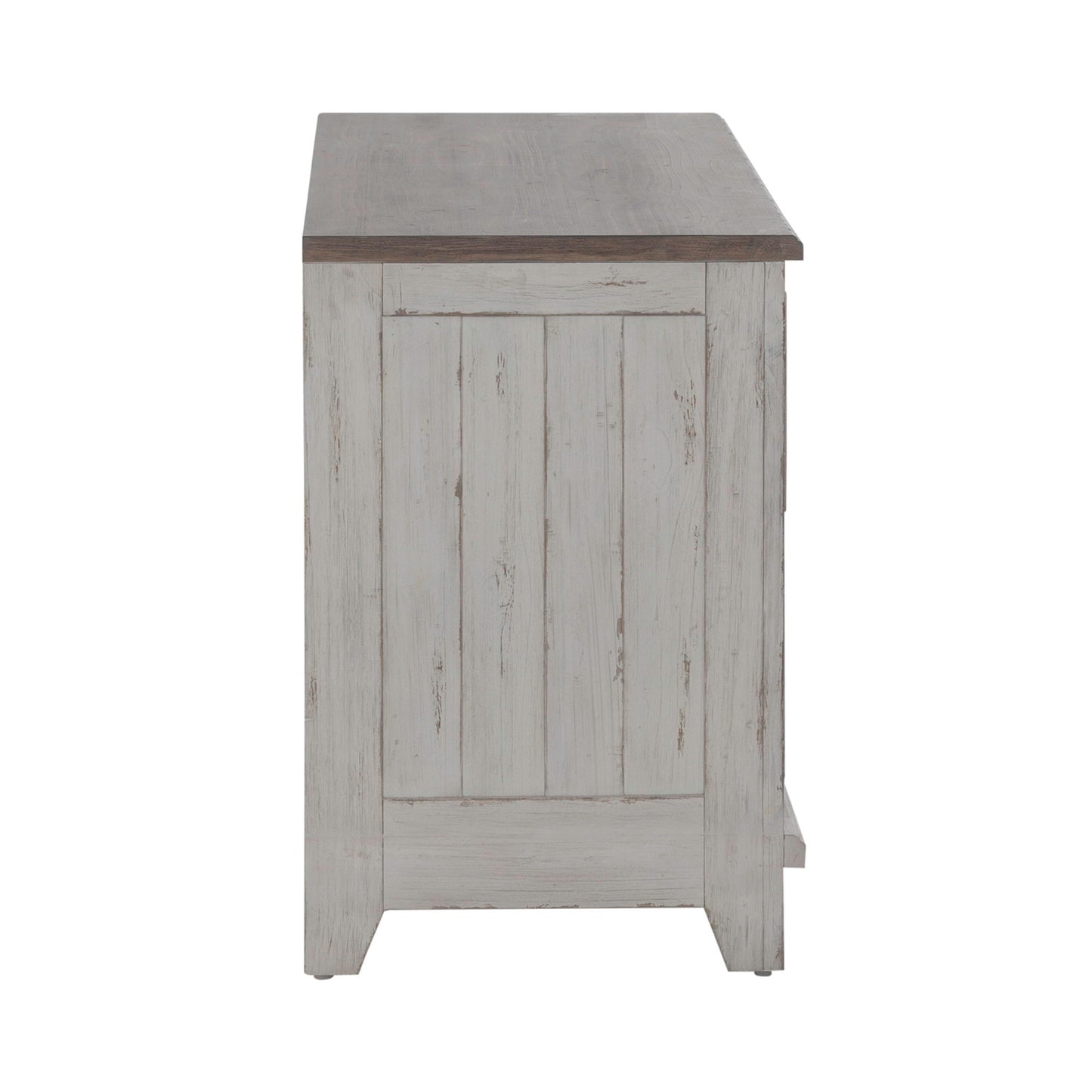 River Place - Curio Base - White - Hornell Furniture Outlet