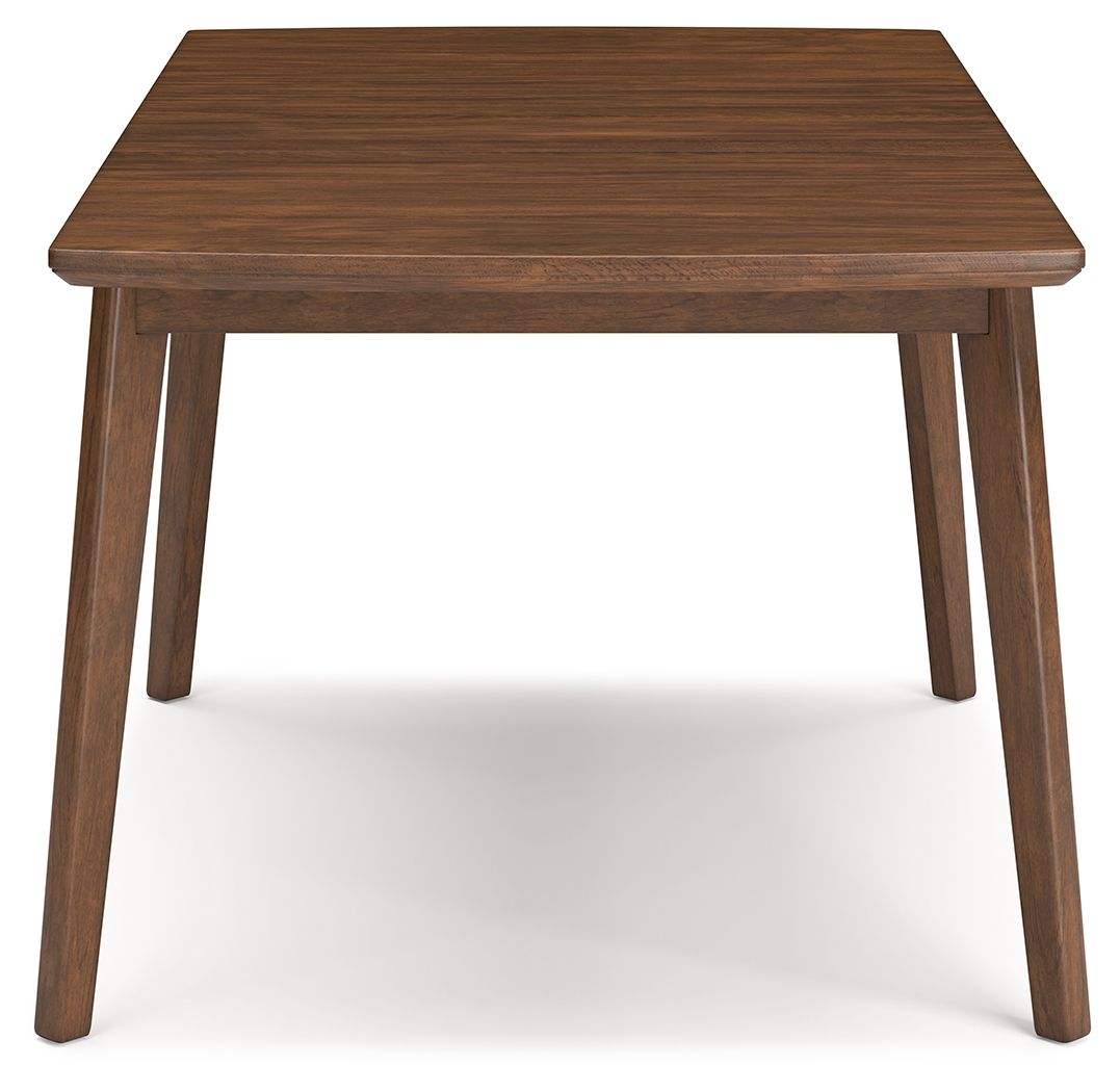 Lyncott - Brown - Rectangular Dining Room Butterfly Extension Table - Hornell Furniture Outlet