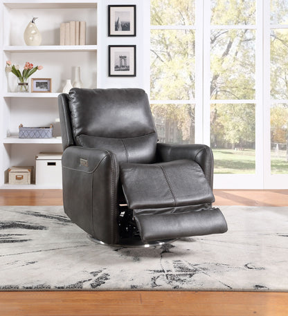 Athens - 360 Swivel Triple - Power Chair - Black - Hornell Furniture Outlet