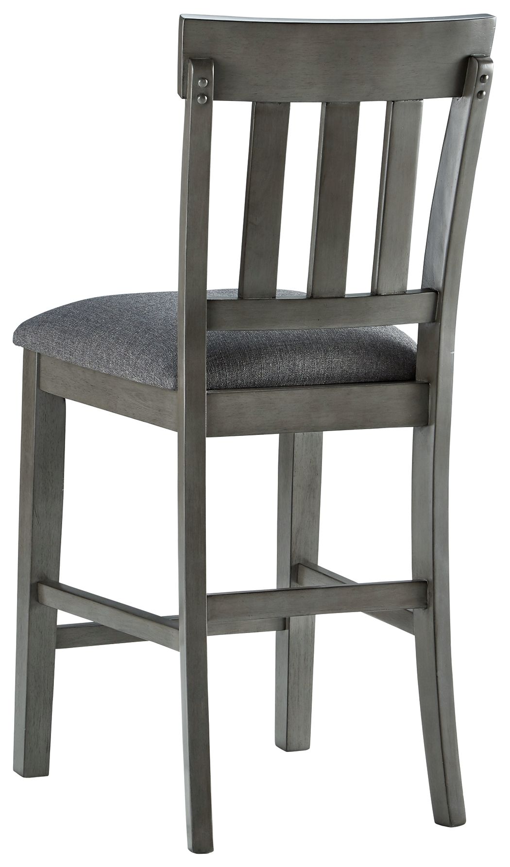 Hallanden - Black / Gray - Upholstered Barstool (Set of 2) - Hornell Furniture Outlet