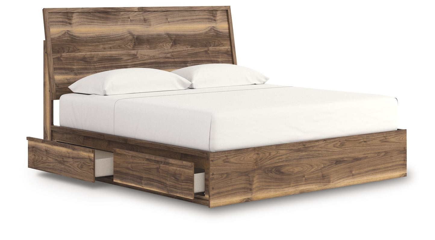 Chirason - Panel Bed With Storage - Hornell Furniture Outlet