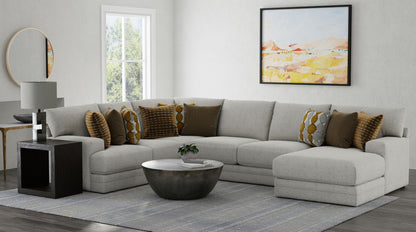 Tori - Sectional With Comfort Coil Seating And Accent Pillows Included - Hornell Furniture Outlet