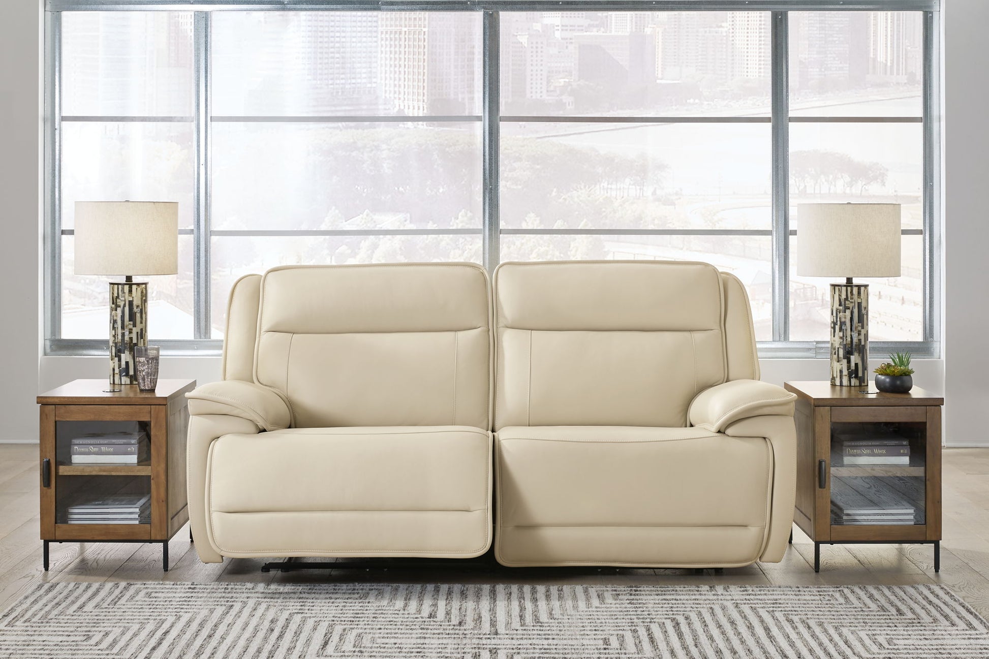 Double Deal - Reclining Sectional - Hornell Furniture Outlet