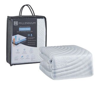 Extra Cooling Protector - White - Queen Mattress Protector (Set of 4) - Hornell Furniture Outlet