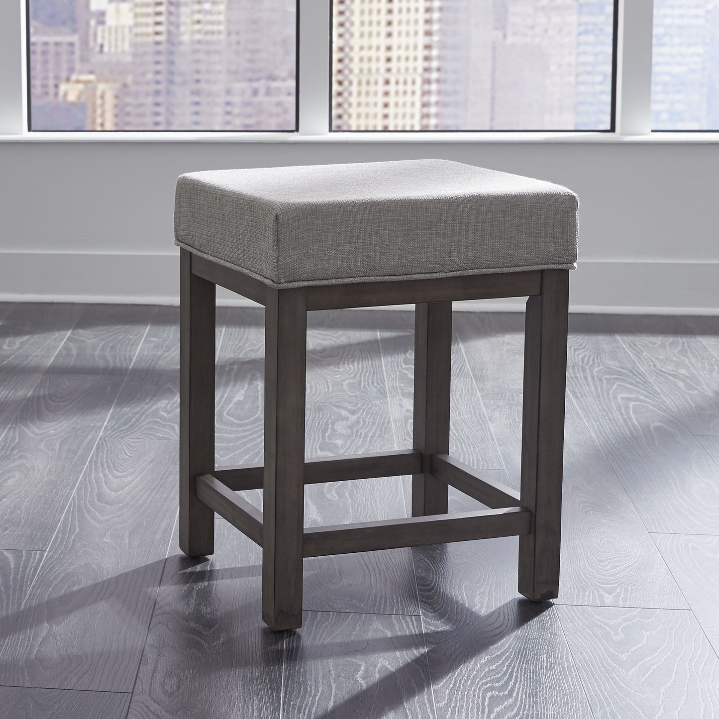 Tanners Creek - 4 Piece Dining Room Set - Dark Gray - Hornell Furniture Outlet