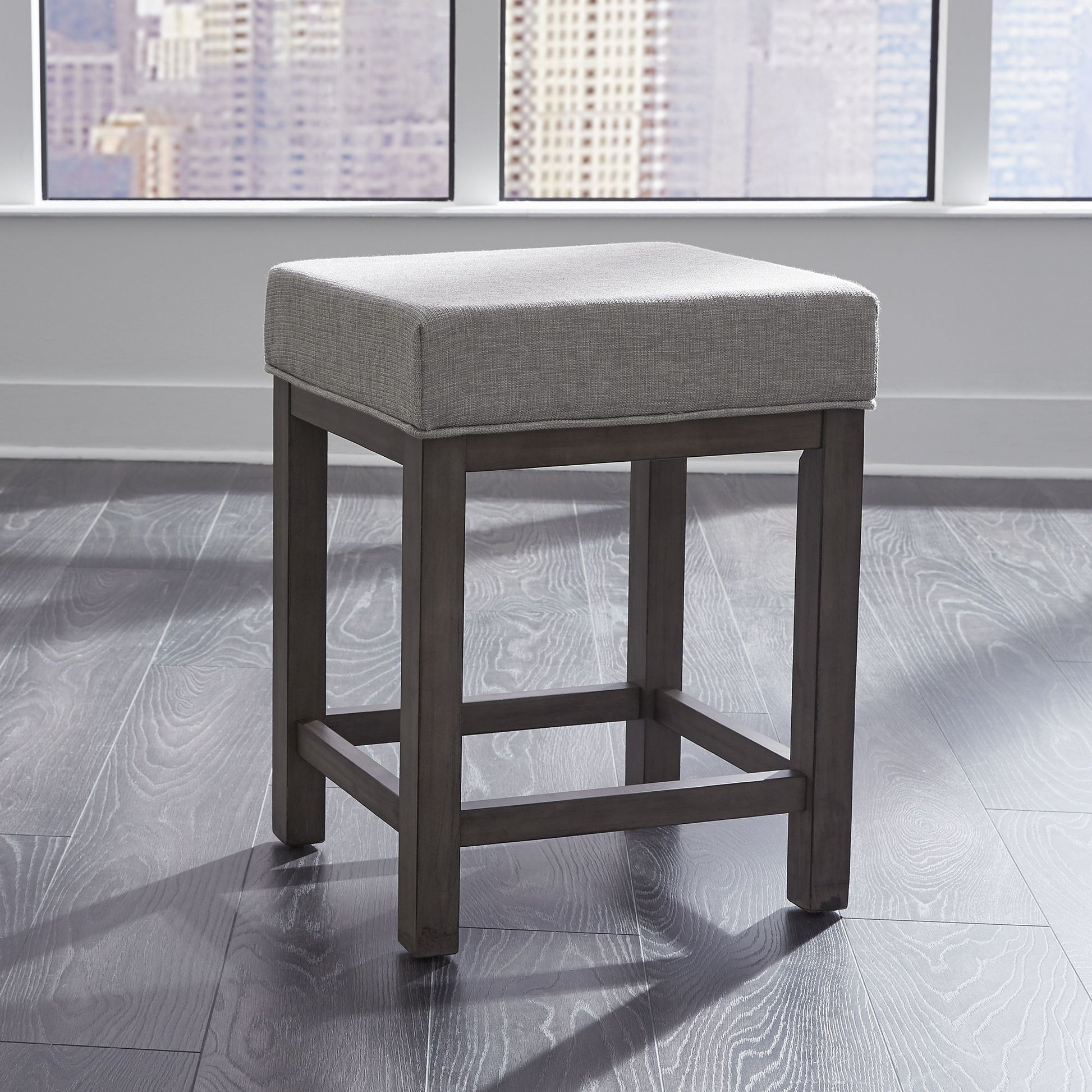 Tanners Creek - 4 Piece Dining Room Set - Dark Gray - Hornell Furniture Outlet