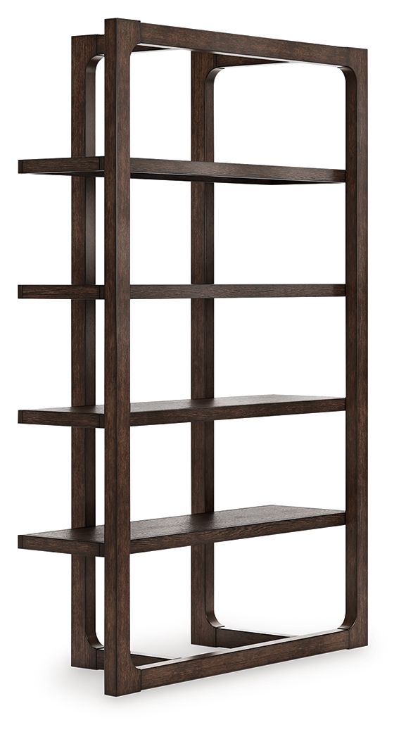 Breckington - Dark Brown - Bookcase - Hornell Furniture Outlet