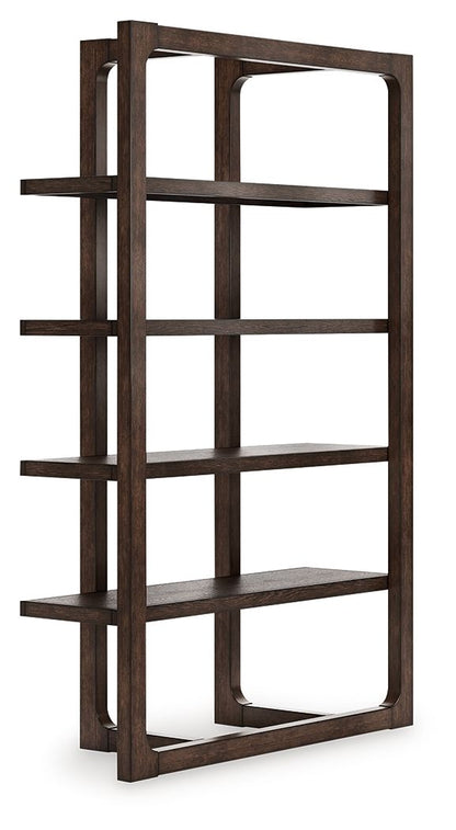 Breckington - Dark Brown - Bookcase - Hornell Furniture Outlet