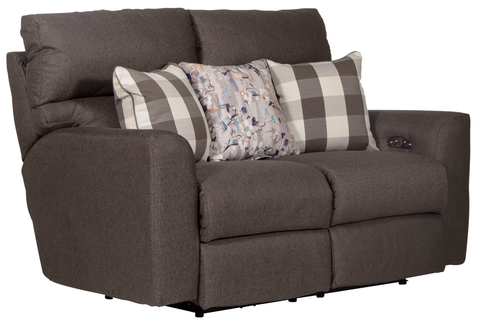 Searsport - Power Headrest Reclining Loveseat - Hornell Furniture Outlet