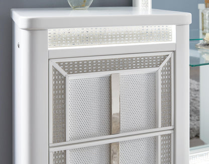 Chalanna - Vanity With Mirror - White - Hornell Furniture Outlet