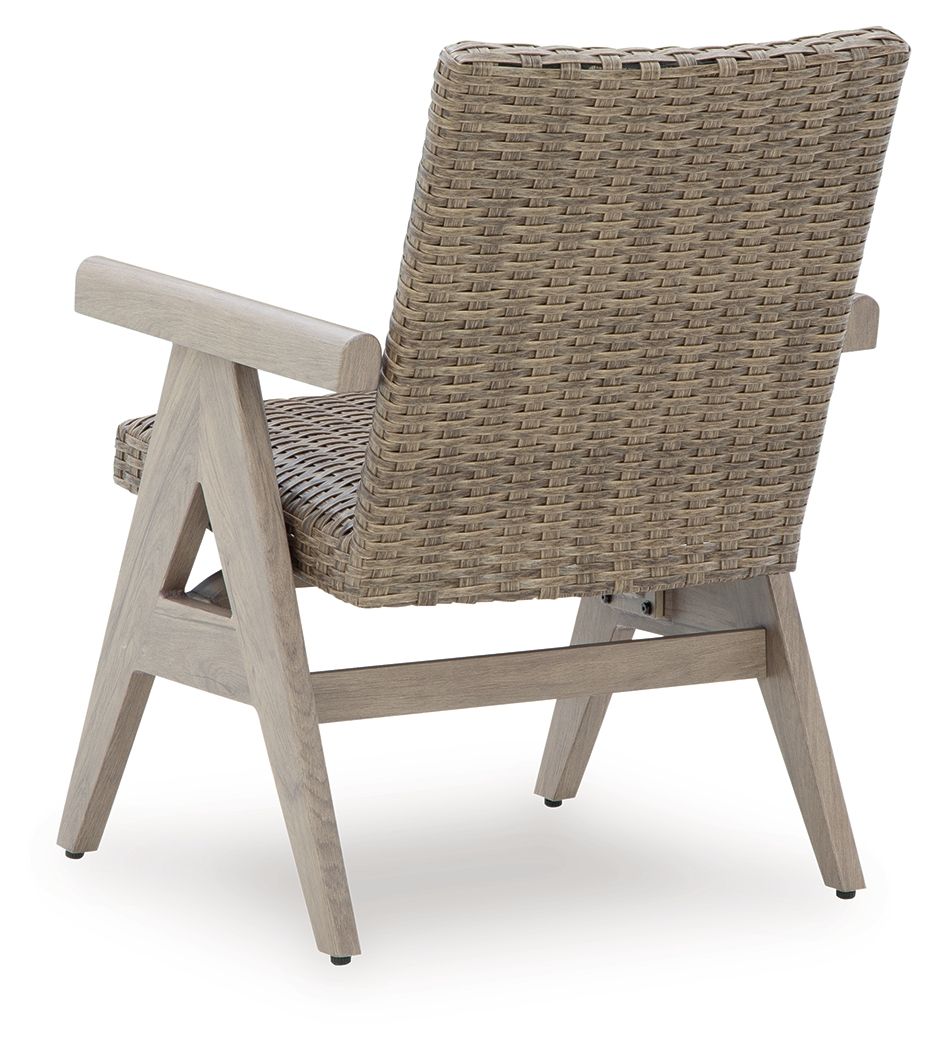 Cliff Trails - Beige - Rocking Arm Chair (Set of 2) - Hornell Furniture Outlet