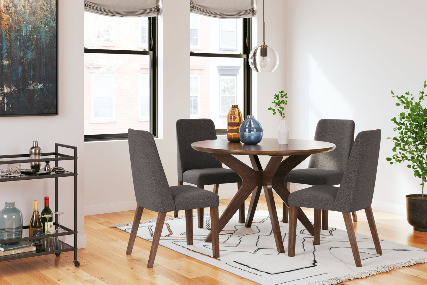 Lyncott - Dining Uph Side Chair (Set of 2) - Hornell Furniture Outlet