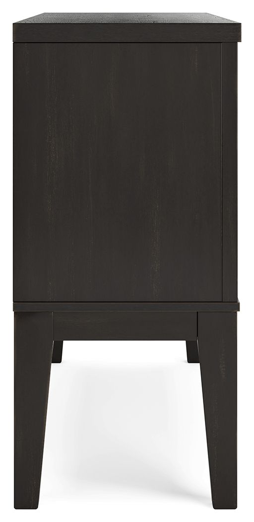 Galliden - Black - Dining Room Server - Hornell Furniture Outlet