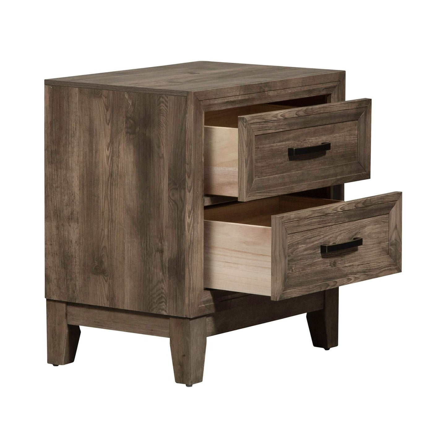 Ridgecrest - 2 Drawer Nightstand - Light Brown - Hornell Furniture Outlet