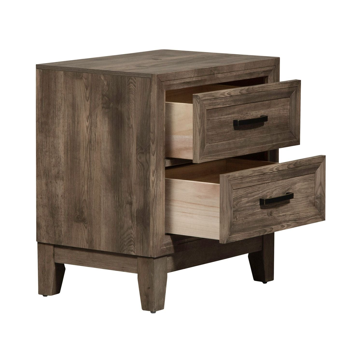 Ridgecrest - 2 Drawer Nightstand - Light Brown - Hornell Furniture Outlet