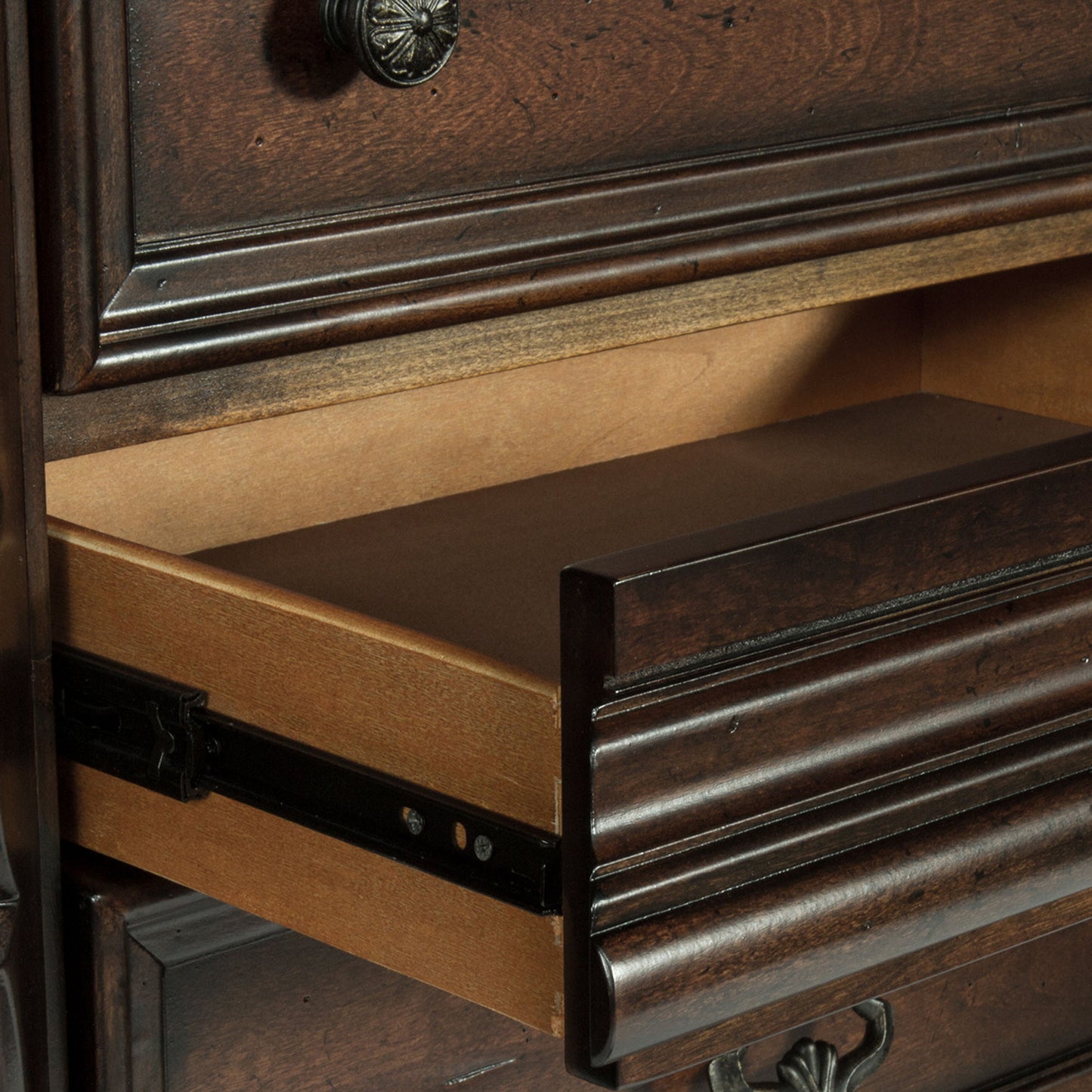 Arbor Place - Nightstand - Dark Brown - Hornell Furniture Outlet