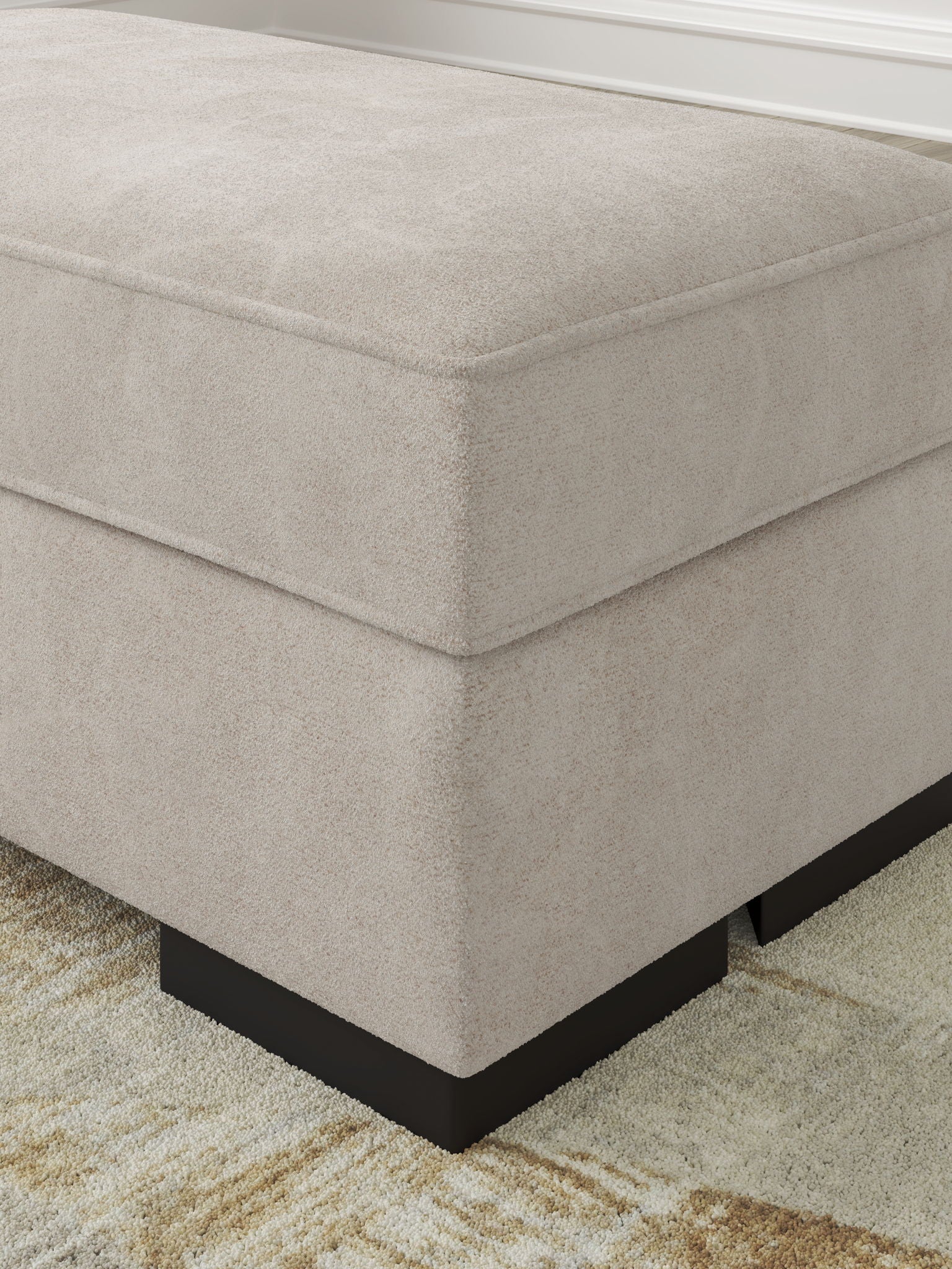 High Profile - Ottoman - Taupe - Hornell Furniture Outlet