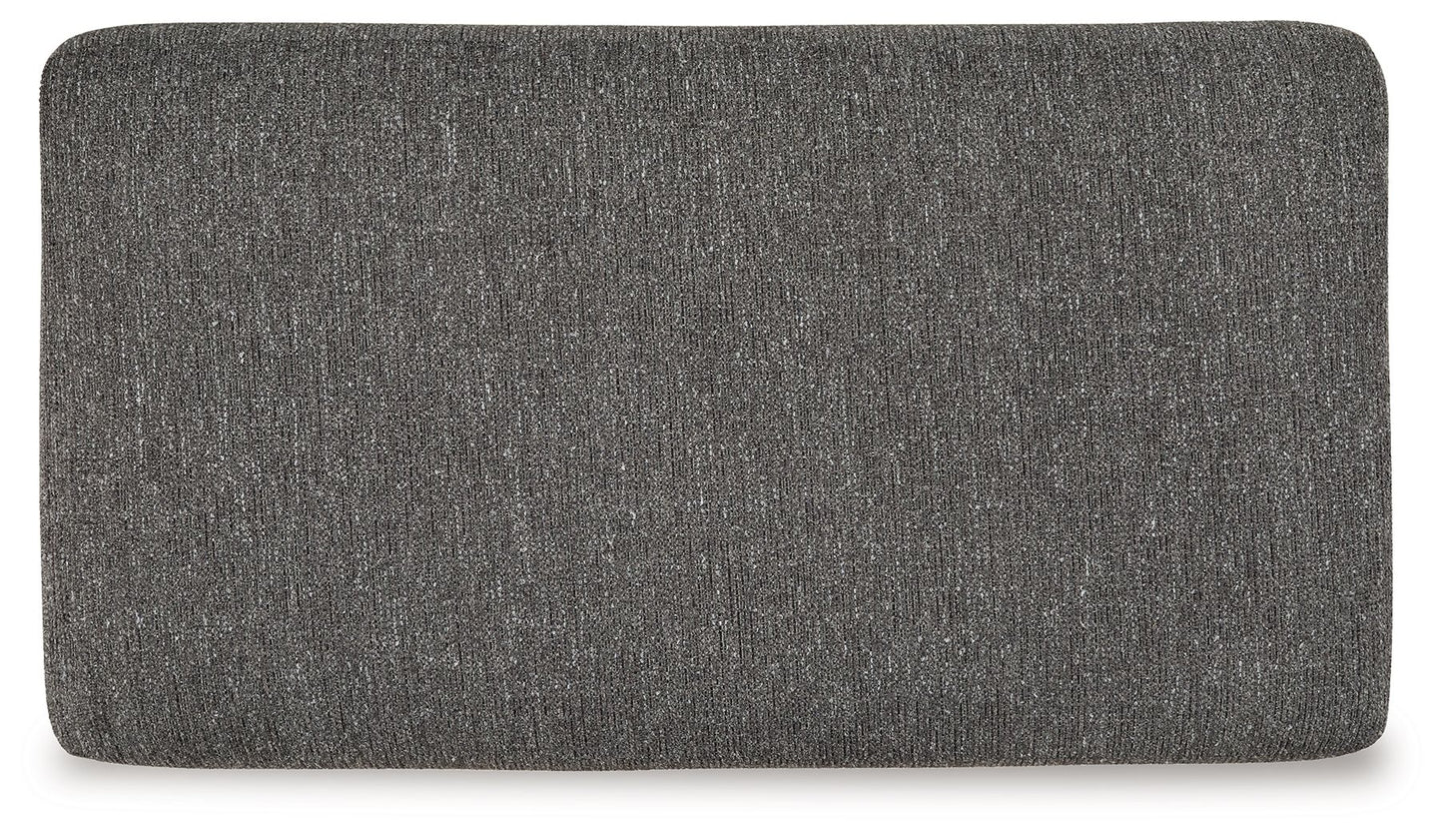 Gardiner - Pewter - Ottoman - Hornell Furniture Outlet