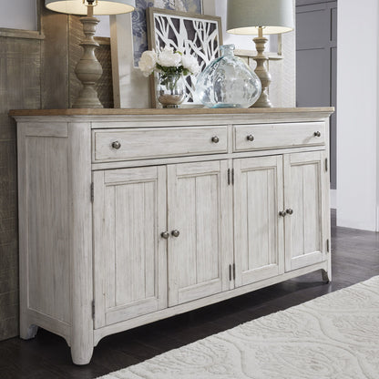 Farmhouse Reimagined - Server - White - Hornell Furniture Outlet