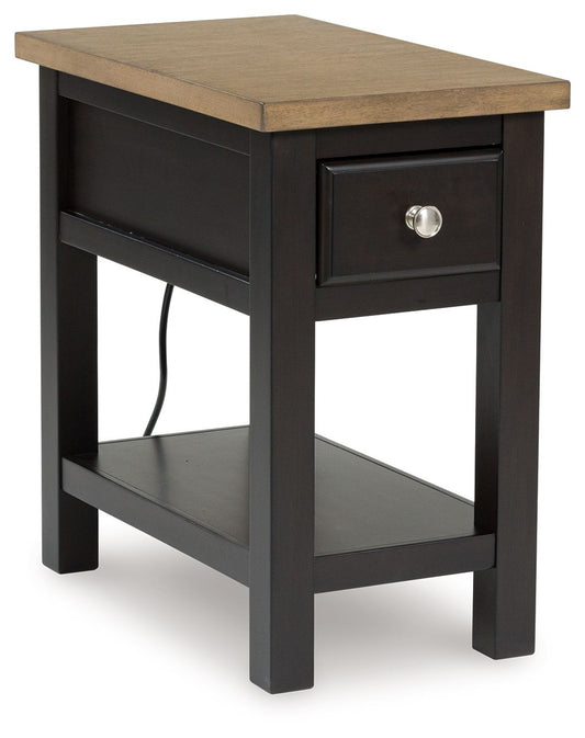 Drazmine - Brown - Chair Side End Table - Hornell Furniture Outlet