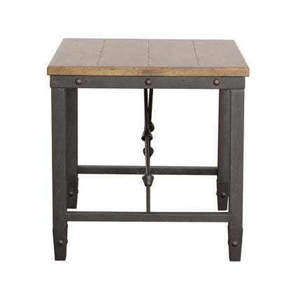 Ashford - End Table - Brown - Hornell Furniture Outlet