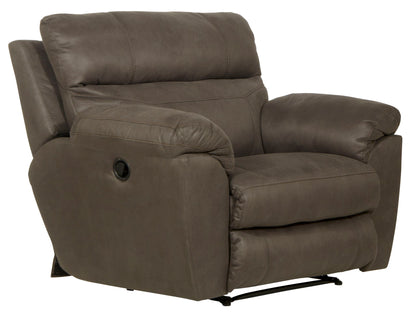 Atlas - Recliner - Charcoal - Hornell Furniture Outlet