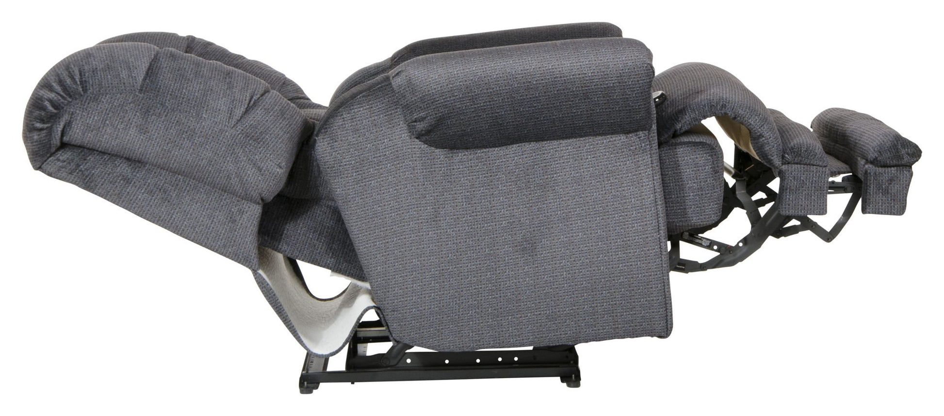 Malone - Power Lay Flat Recliner With Extended Ottoman - Hornell Furniture Outlet