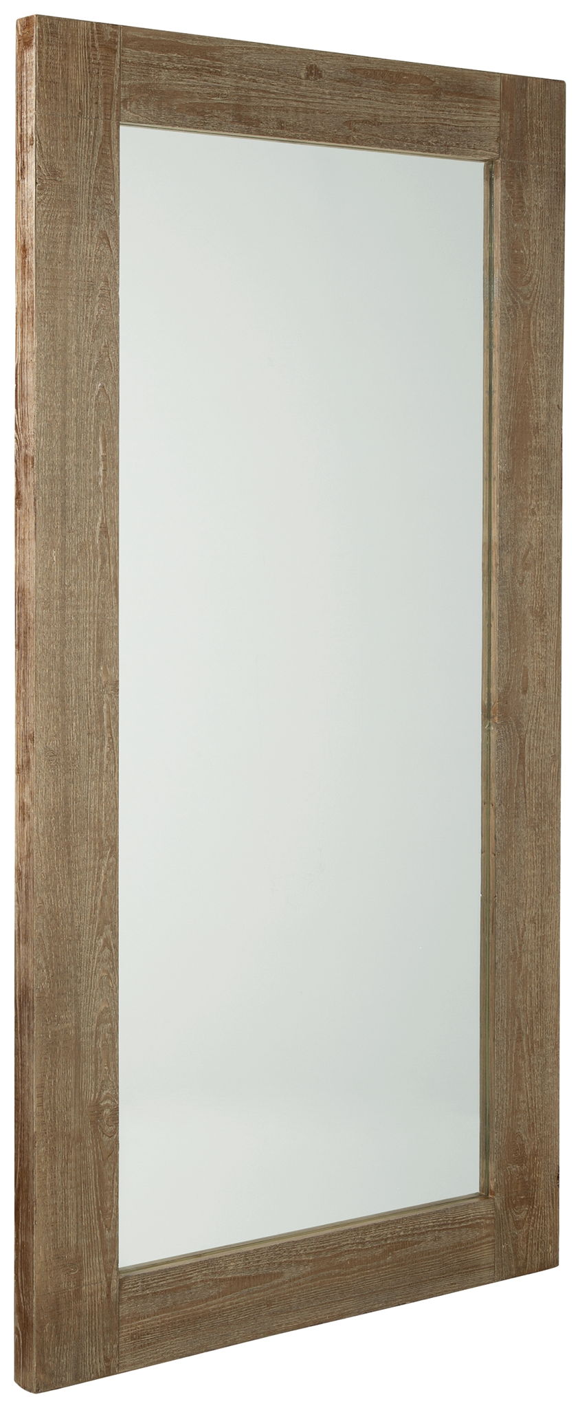 Waltleigh - Distressed Brown - Floor Mirror - Hornell Furniture Outlet