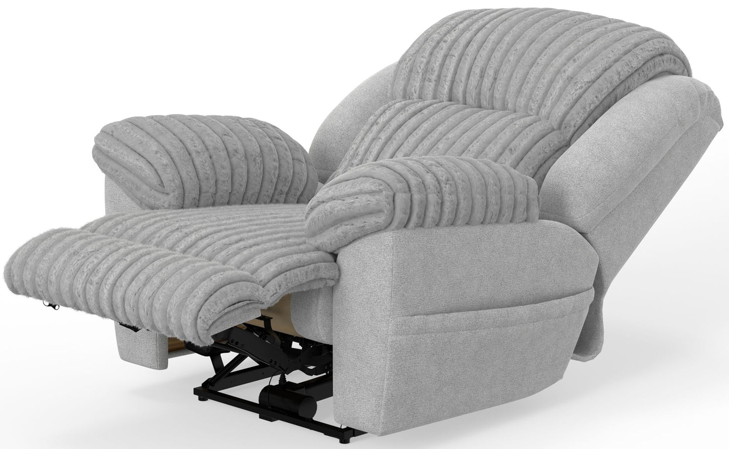 Shaggy - Power Lay Flat Recliner With Zero Gravity - Hornell Furniture Outlet