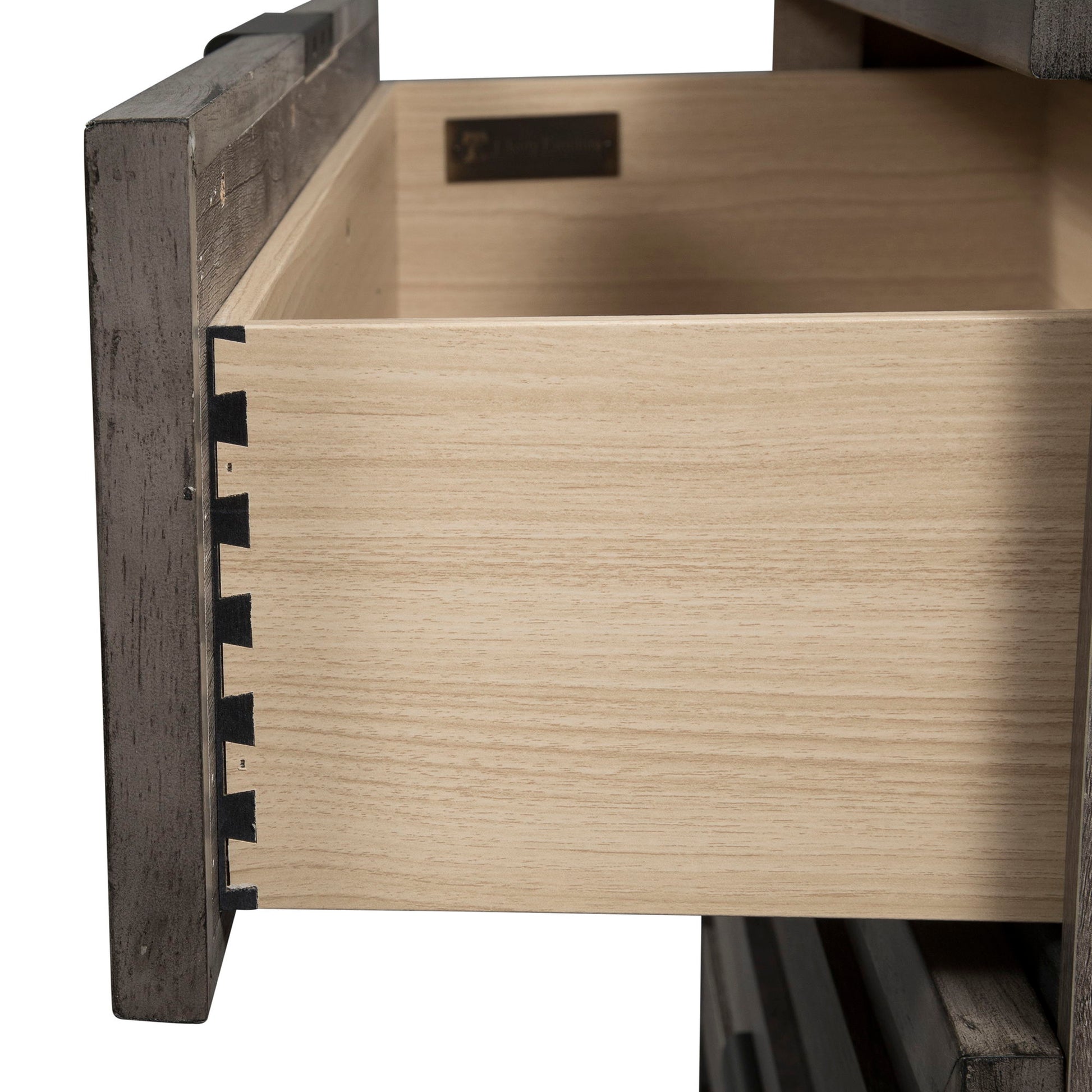 Tanners Creek - 5 Drawer Chest - Dark Gray - Hornell Furniture Outlet